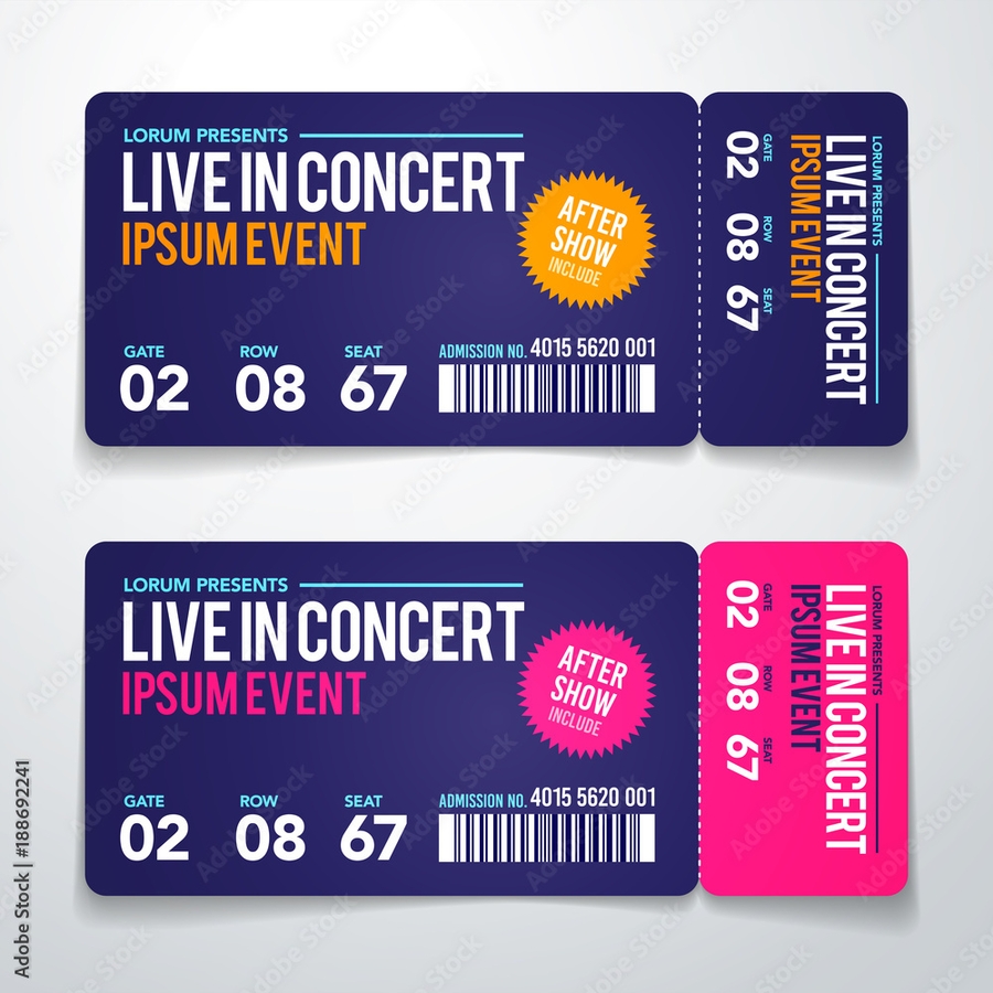 Discount concert tickets